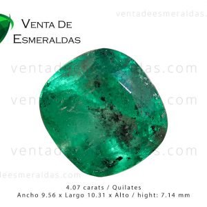 esmeralda talla cushion de 4 quilates 2 esmeralda talla cushion de 4 quilates 2