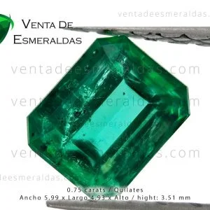 esmeralda de muzo de 0.75 quilates colombian emerald esmeralda de muzo de 0.75 quilates colombian emerald