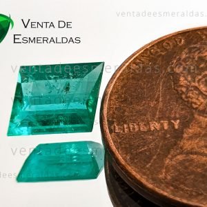 Esmeralda Natural de Colombia Muzo, talla Rombo de 0.82 quilates