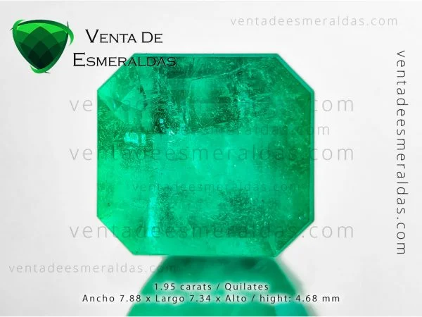 esmeralda de la mina de muzo colombia con inclusiones