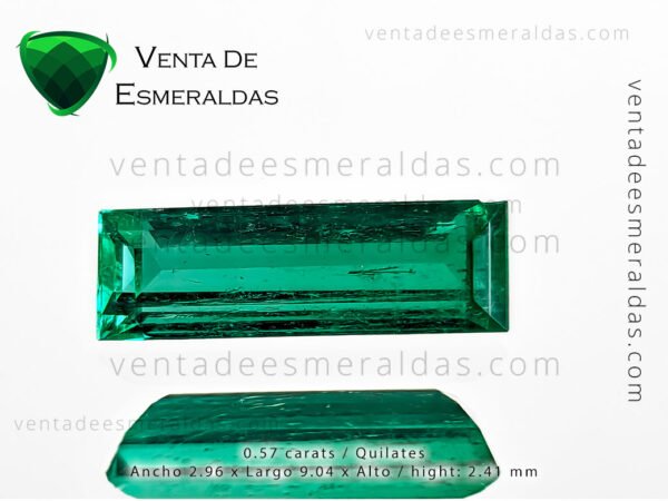 colombian emerald shape baguette , from muzo mine esmeralda colombiana talla bagette de la mina de muzo colombia, calidad AAA