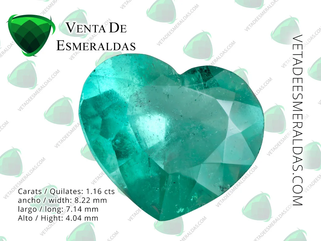 Esmeralda Colombiana de las minas de Coscuez forma cerrazón