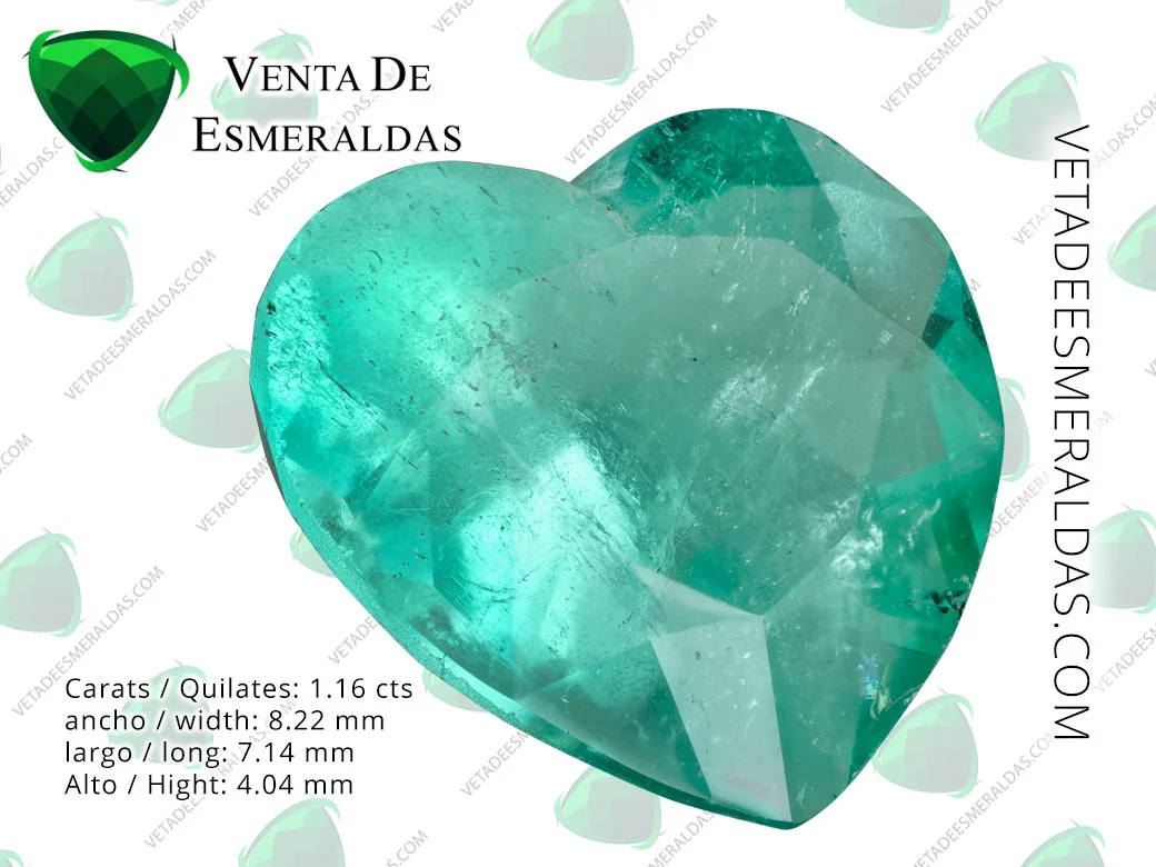 Esmeralda Colombiana de las minas de Coscuez forma cerrazón