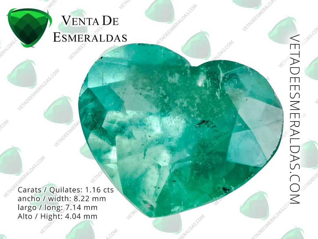 Esmeralda Colombiana de las minas de Coscuez forma cerrazón