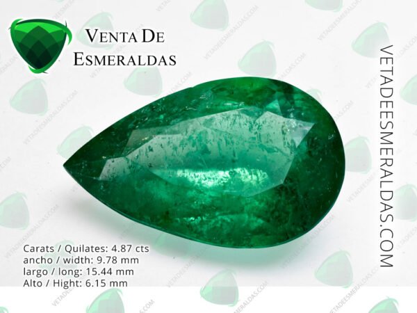 esmeralda colombiana de la mina de Muzo Colombian emerald