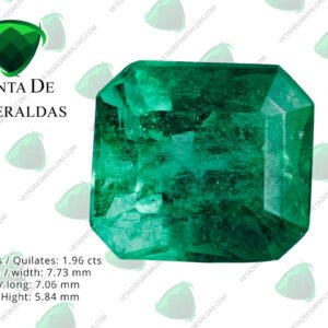 esmeralda Colombiana de 1-96 quilates de calidad AA+ de la mina de Muzo (4)